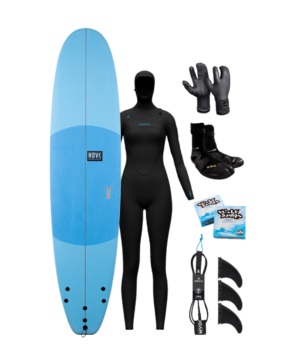 Womens soft top 9,0 package winter 654 wetsuit